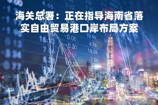 海关总署：正在指导海南省落实自由贸易港口岸布局方案