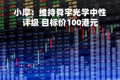 小摩：维持舜宇光学中性评级 目标价100港元