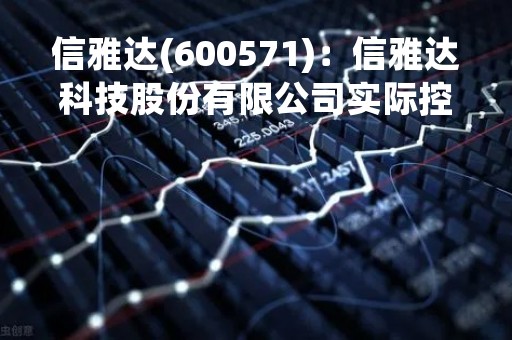 信雅达(600571)：信雅达科技股份有限公司实际控制人及董事、高级管理人员减持公司股份计划时间过半的公告