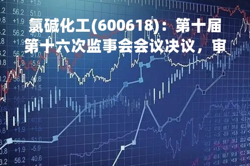氯碱化工(600618)：第十届第十六次监事会会议决议，审议2022年监事会工作报告等议案