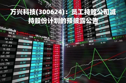 万兴科技(300624)：员工持股公司减持股份计划的预披露公告