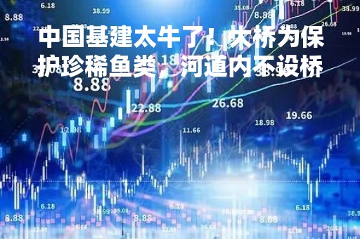 中国基建太牛了！大桥为保护珍稀鱼类，河道内不设桥墩