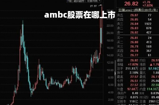 ambc股票在哪上市「ambc上市了是真的吗」