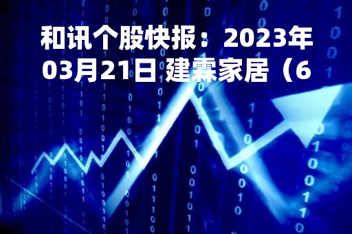 和讯个股快报：2023年03月21日 建霖家居（603408）该股换手率大于8%