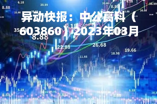 异动快报：中公高科（603860）2023年03月21日14时37分触及跌停板