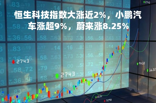 恒生科技指数大涨近2%，小鹏汽车涨超9%，蔚来涨8.25%