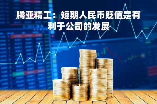 腾亚精工：短期人民币贬值是有利于公司的发展