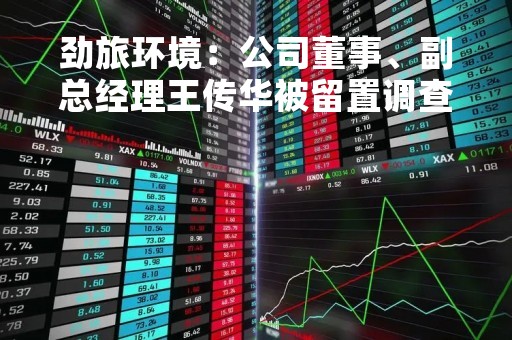 劲旅环境：公司董事、副总经理王传华被留置调查