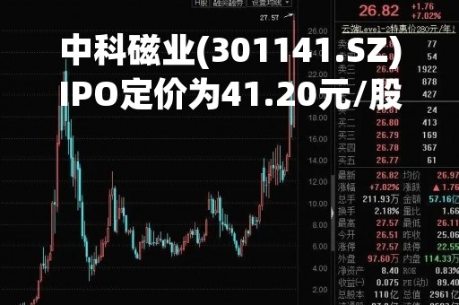 中科磁业(301141.SZ)IPO定价为41.20元/股 3月23日申购