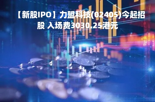 【新股IPO】力盟科技(02405)今起招股 入场费3030.25港元