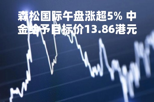 森松国际午盘涨超5% 中金给予目标价13.86港元