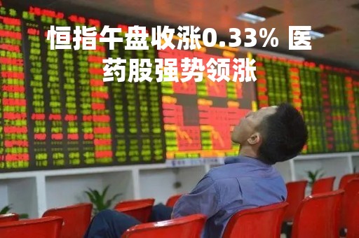 恒指午盘收涨0.33% 医药股强势领涨