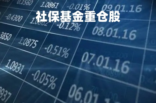 社保基金重仓股「中国社保基金持有的股票」