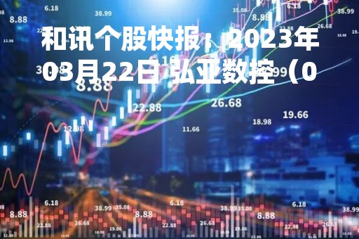 和讯个股快报：2023年03月22日 弘亚数控（002833），该股K线呈现“乌云盖顶”形态