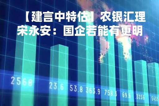 【建言中特估】农银汇理宋永安：国企若能有更明确的长期分红比例预期，投资者可计算折现价值，从而提高估值