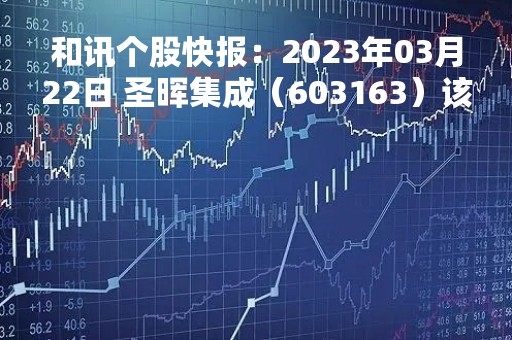 和讯个股快报：2023年03月22日 圣晖集成（603163）该股换手率大于8%