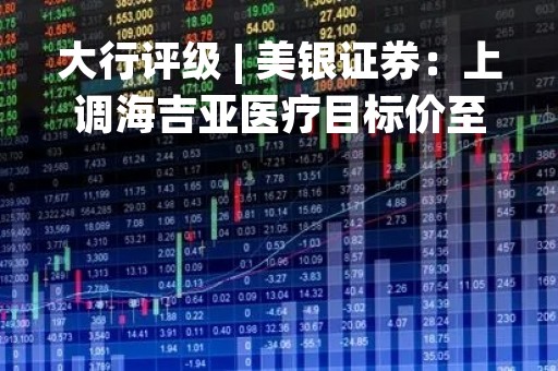 大行评级 | 美银证券：上调海吉亚医疗目标价至70.4港元 评级“买入”