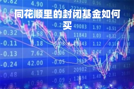 同花顺里的封闭基金如何买「同花顺里购买的基金怎么赎回」