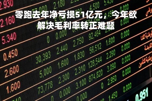零跑去年净亏损51亿元，今年欲解决毛利率转正难题