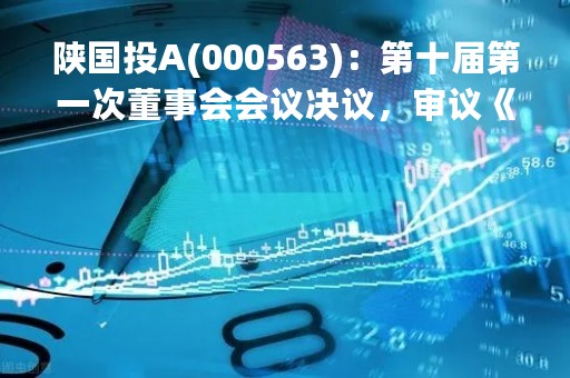 陕国投A(000563)：第十届第一次董事会会议决议，审议《关于选举第十届董事会董事长的议案》等议案