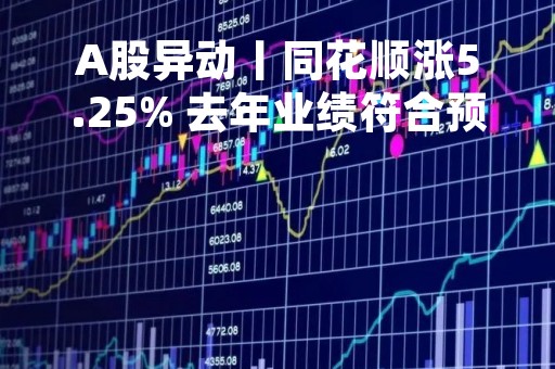A股异动丨同花顺涨5.25% 去年业绩符合预期 AI技术应用落地