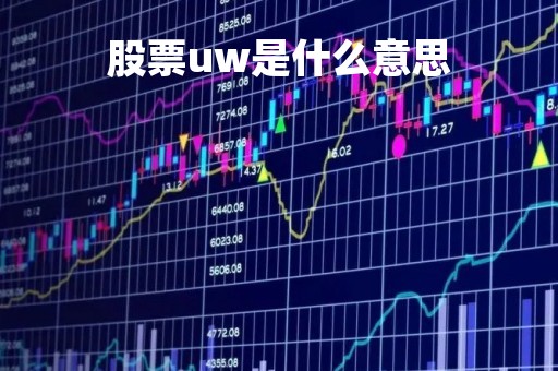 股票uw是什么意思「股票中uwd是什么意思」