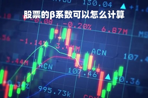 股票的β系数可以怎么计算