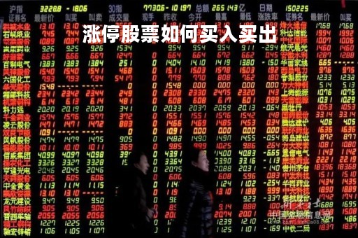 涨停股票如何买入买出「涨停的股票如何买进去」
