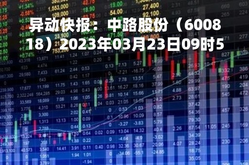 异动快报：中路股份（600818）2023年03月23日09时55分触及跌停板