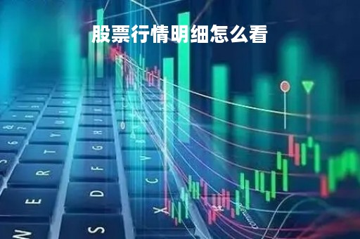 股票行情明细怎么看