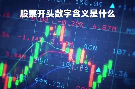 股票开头数字含义是什么「股票开头的字母是什么意思」