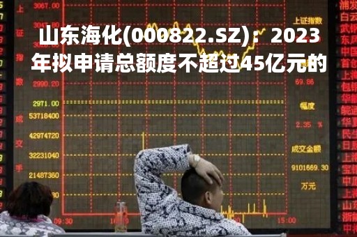 山东海化(000822.SZ)：2023年拟申请总额度不超过45亿元的综合授信