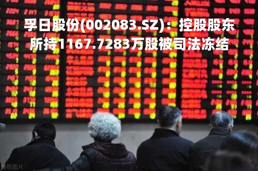 孚日股份(002083.SZ)：控股股东所持1167.7283万股被司法冻结