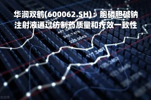 华润双鹤(600062.SH)：胞磷胆碱钠注射液通过仿制药质量和疗效一致性评价