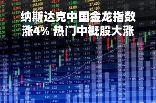 纳斯达克中国金龙指数涨4% 热门中概股大涨