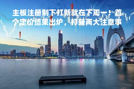 主板注册制下打新就在下周一！首个定价结果出炉，打新两大注意事项看过来