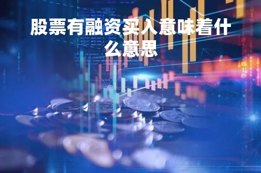 股票有融资买入意味着什么意思「股票融资买入是怎么回事」