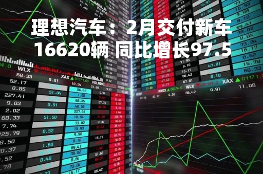理想汽车：2月交付新车16620辆 同比增长97.5%
