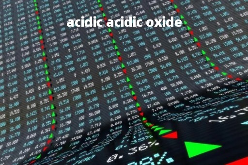 acidic acidic oxide