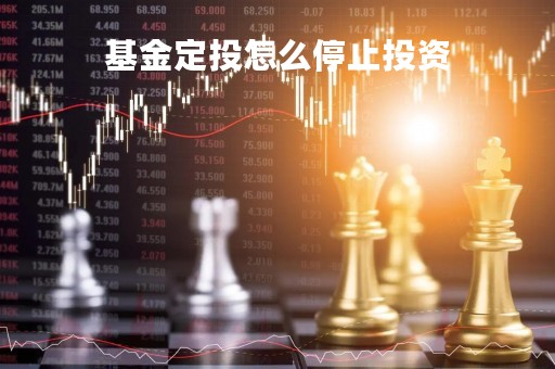 基金定投怎么停止投资「基金定投怎么暂停」