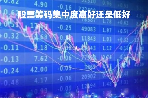 股票筹码集中度高好还是低好「90筹码集中度小于10什么意思啊」