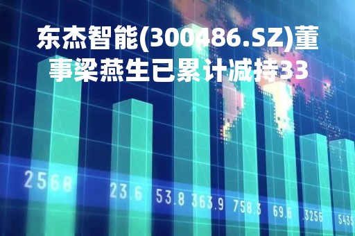 东杰智能(300486.SZ)董事梁燕生已累计减持334.28万股