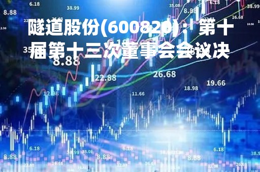 隧道股份(600820)：第十届第十三次董事会会议决议，审议《公司关于上海元晟融资租赁有限公司申请发行储架ABS的议案》等议案