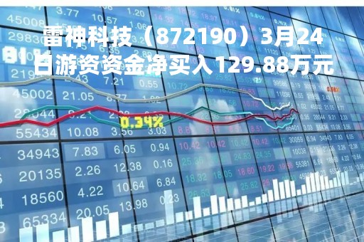 雷神科技（872190）3月24日游资资金净买入129.88万元