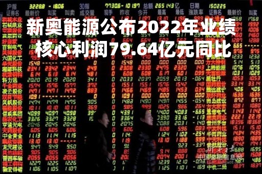 新奥能源公布2022年业绩 核心利润79.64亿元同比增长11.3%