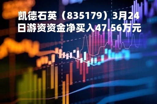 凯德石英（835179）3月24日游资资金净买入47.56万元