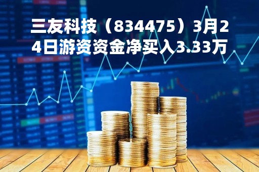 三友科技（834475）3月24日游资资金净买入3.33万元