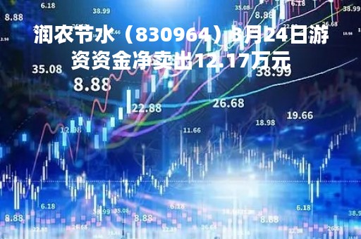 润农节水（830964）3月24日游资资金净卖出12.17万元