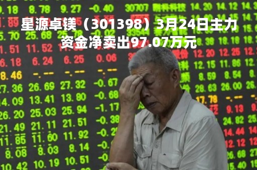 星源卓镁（301398）3月24日主力资金净卖出97.07万元