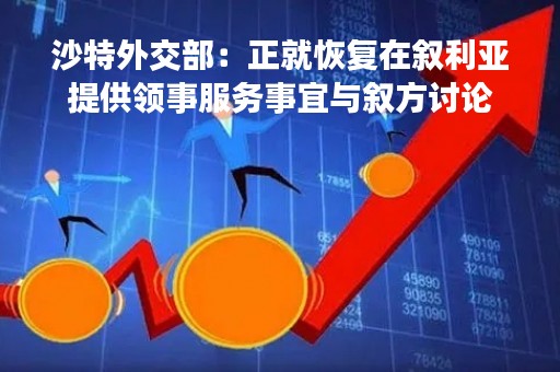 沙特外交部：正就恢复在叙利亚提供领事服务事宜与叙方讨论